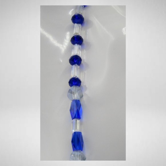 CONTESSA IN BLUE Beaded Jewelry Set - Picture 4 of 6
